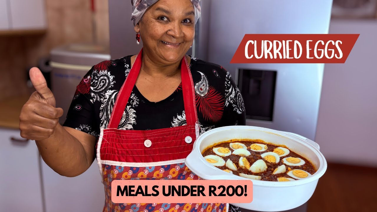 Before Payday Meal! Curried Eggs for Under R200 | Easy & Affordable ...
