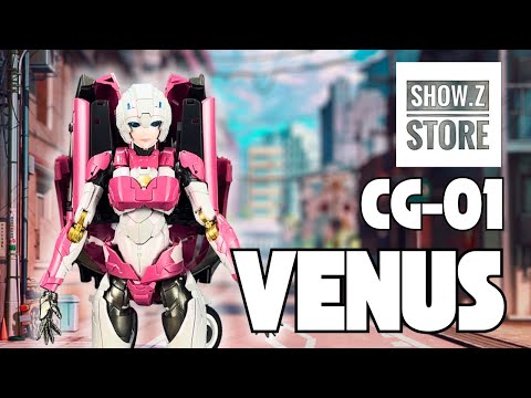 Lucky Cat Cyber Goddess CG01 Venus Arcee Figure