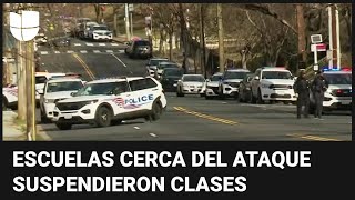 Tiroteo en Washington DC deja al menos tres policías heridos