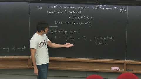 Real Analysis (MTH-RA) Lecture 7