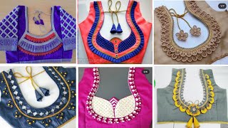 Latest back neck blouse design images/Deep back neck design for blouse screenshot 4