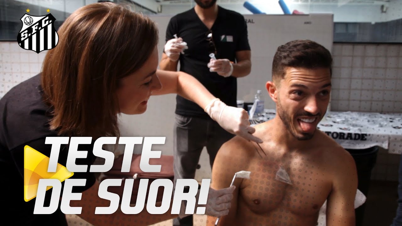 robinho vs real madrid ELENCO DO SANTOS FAZ TESTE DE SUOR (💦) DA GATORADE