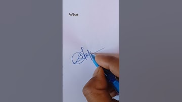 Sign your signature .. Santosh #signature #design #sign #art #youtubeshorts #viralshorts #superwrite