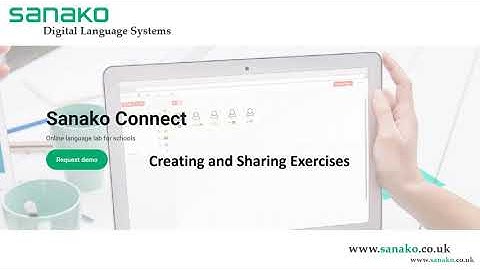 5 - SANAKO Connect - Creating and Sharing Exercises