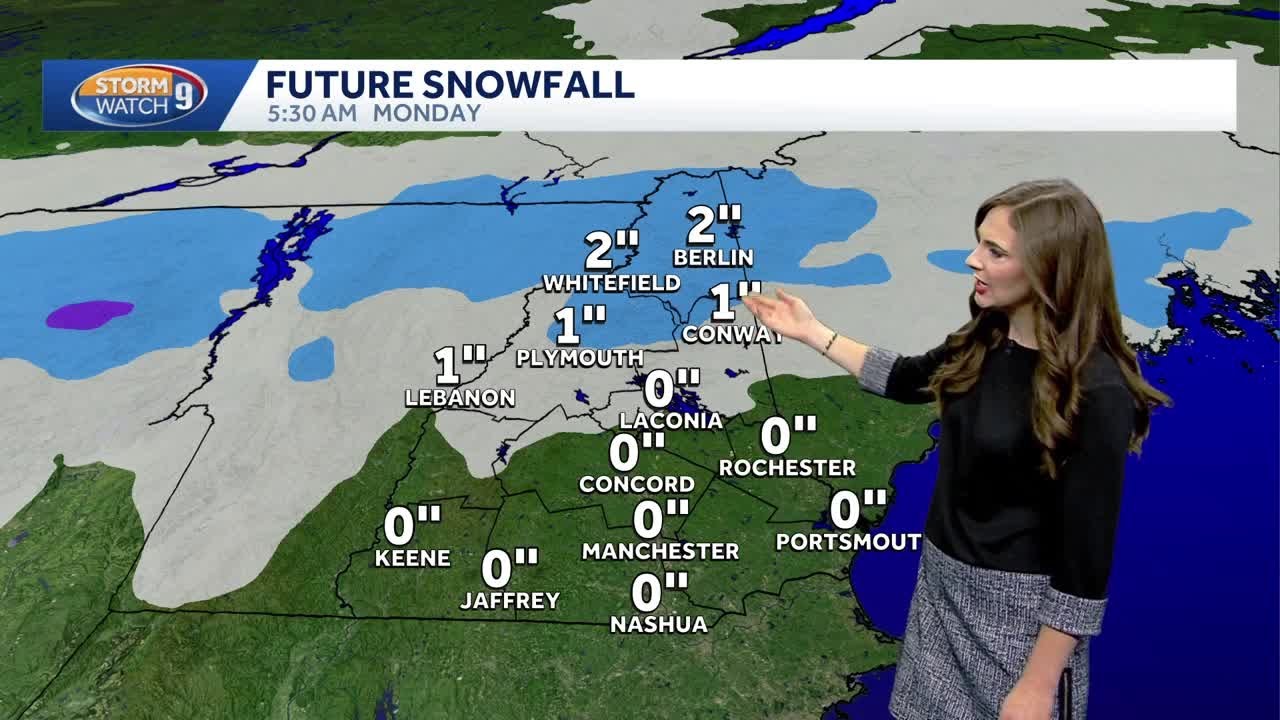 Light snow Sunday night, bitter cold returns Monday - YouTube