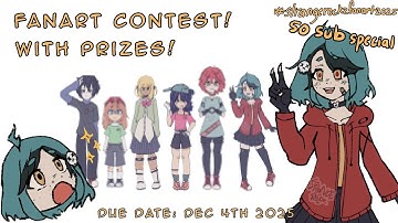 (OPEN) Fanart Contest!!~🩵🌻50 SUB SPECIAL☆ #strangerockzfanart2025 || READ DEC FOR INFO!!