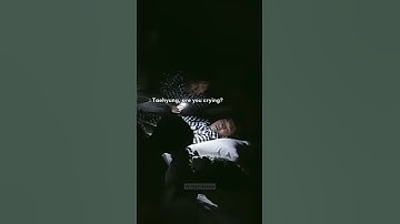 Wondering why taehyung was crying while sleeping with wooga🥺😭😭