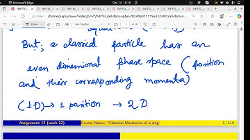 Classical Mechanics of a Single Particle: Week 12
