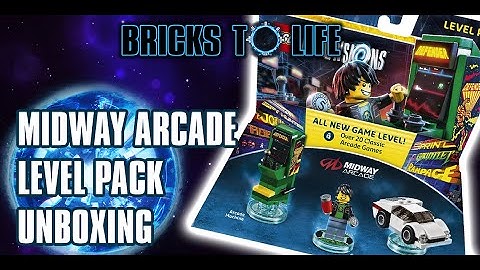 Midway Arcade Level Pack Unboxing - Lego Dimensions