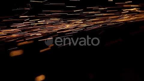 Fire Particles Waterfall on Black Background | Motion Graphics - Videohive template