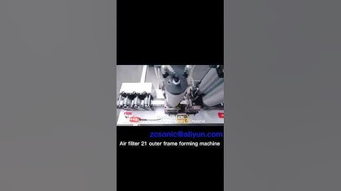 Air filter 21 outer frame forming machine