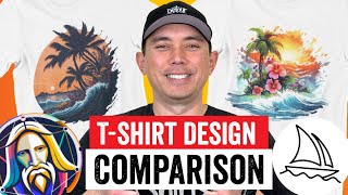 MIDJOURNEY vs LEONARDO AI // Head to Head Prompt T-Shirt Design Comparison