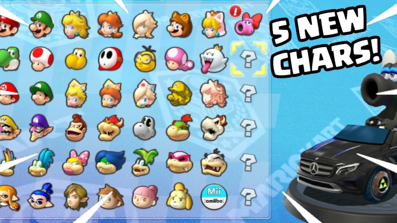Mario Kart characters guide