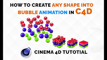 How to Make Objects into Bubble Dynamic Animation in Cinema 4D - Tutorial