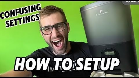 ★★★★★ How to set up your PETLIBRO Automatic Cat Feeder  - How to Setup and Instructions