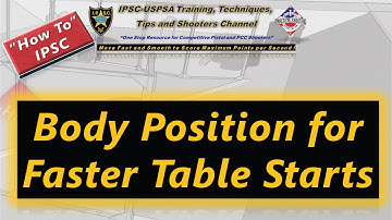 How To: Body position for faster table starts