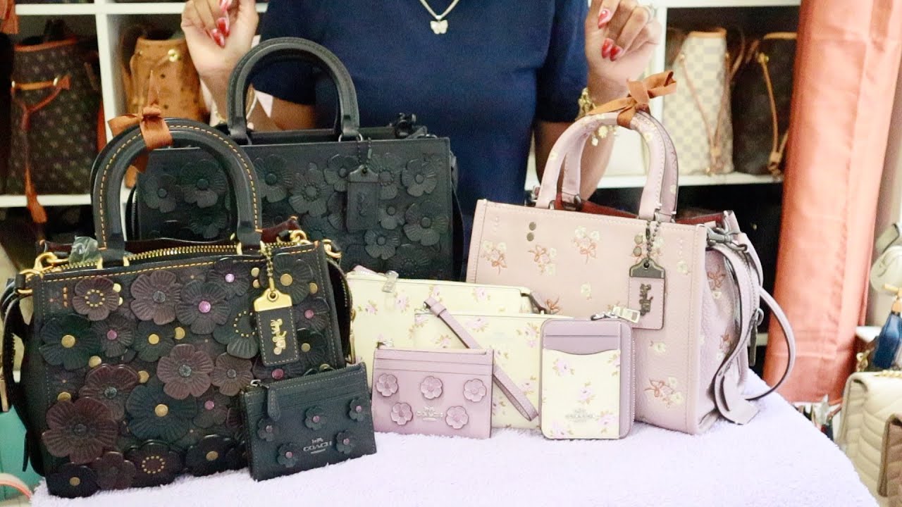 COACH OUTLET TEAROSE & FLORAL HAUL!! - YouTube