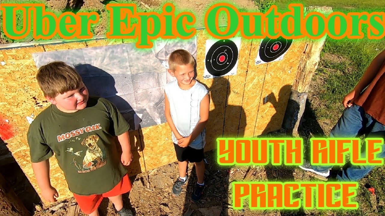 Kids Practice Shooting Rifles For Youth Deer Season YouTube