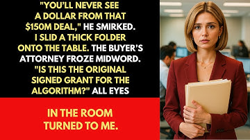 They Fired Me to Seize My Code — I Activated a Clause That Brought Down Their $150M Merger