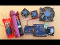 Awesome uses of old remote control car and old cooling fans  led flashlights