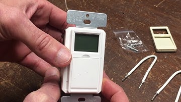 Defiant In Wall Digital Timer REVIEW model 32648 - A simple in wall timer!