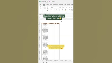 How to use the TEXTSPLIT function. #shorts #excel