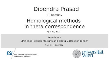 Dipendra Prasad - Homological methods in theta correspondence