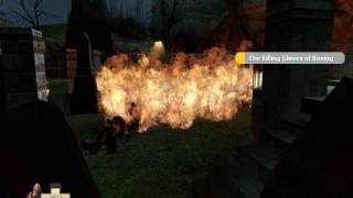 scoot and hoovy play around on their local zombie infested playground.avi