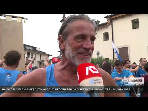 PALIO DEL VECCHIO MERCATO: ASCOLTI RECORD PER LA DIRETTA DI ANTENNA TRE  | 04/09/2023