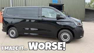 New Transporter T7 modification. UK FIRST. Will fit a FORD Transit Custom. Not looking Good! YET!