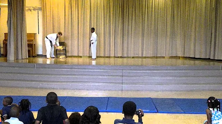 jswinkTaekwondo at a talent show