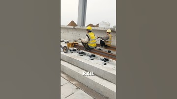 This is how high-speed rail tracks are laid without using traditional ballast #fyp #knowledge