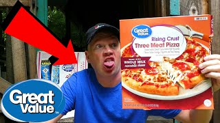 Great Value Frozen Rising Crust Three Meat Pizza (Reed Reviews)