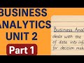 UNIT 2 ||BUSINESS ANALYTICS ||EXCEL FUNCTION ||#Ssamairaknowledgehub