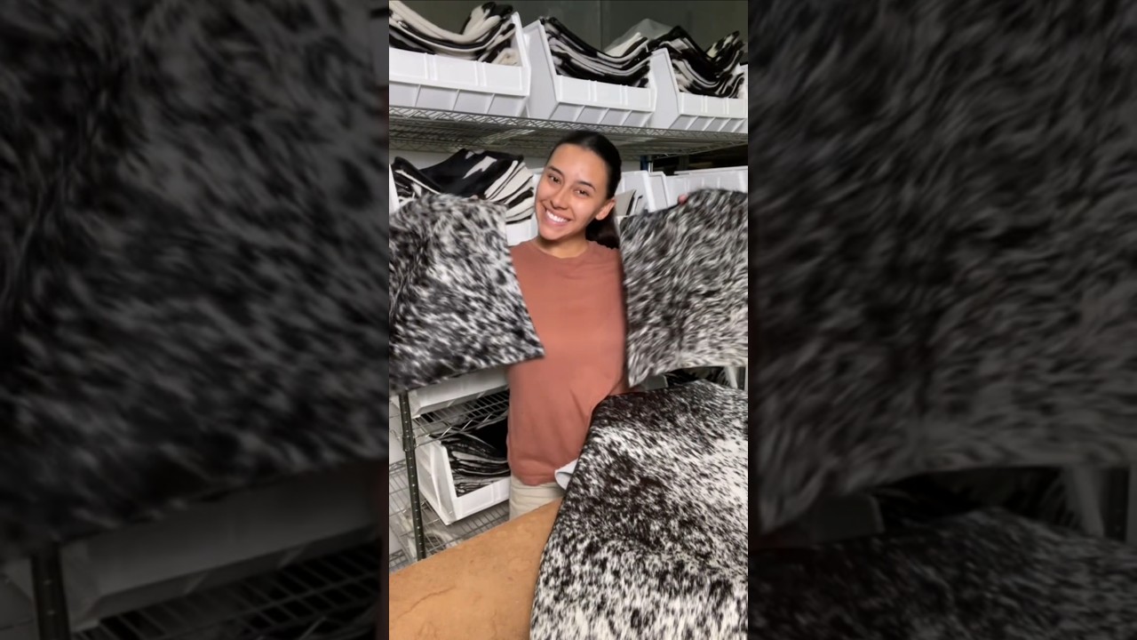 Ever wondered how we match your pillows with your cowhide? 