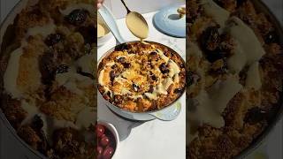 Chocolate Cherry Bread Pudding