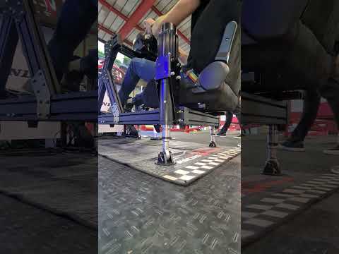 motion simulator in action at 50 #racing #simracing