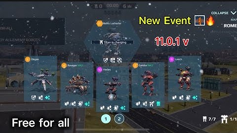 One battle War Robot [ FREE FOR ALL ] WR / War Robots Game Play [WR] - #warrobots