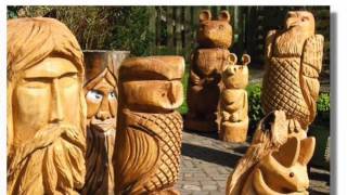 Holzfiguren Mit Ihrer Ganzen Schönheit