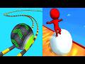 Going Balls VS Snow Race - All Levels Gameplay Android, ios (Part 371)