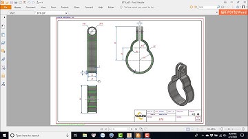 [#VADUNI] - Hướng dẫn tự học INVENTOR miễn phí - Bài tập Vẽ Inventor số 8