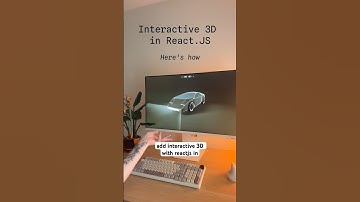 Export interactive 3D as React.JS #webdeveloper  #softwaredeveloper #developers #3dmodeling #reactjs