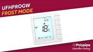 Ufhprogw Frost Mode Polypipe Underfloor Heating Controls
