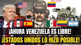  ¡VENEZUELA LIBRE! ASI INFORMO LA PRENSA DE SUDAMERICA LA CAPTURA DE NICOLAS MADURO¡DIA HISTORICO! 