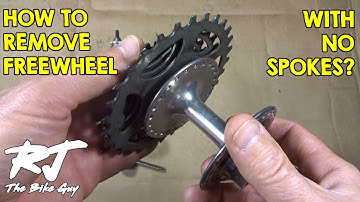 How To Remove Freewheel From Hub With No Spokes/Rim