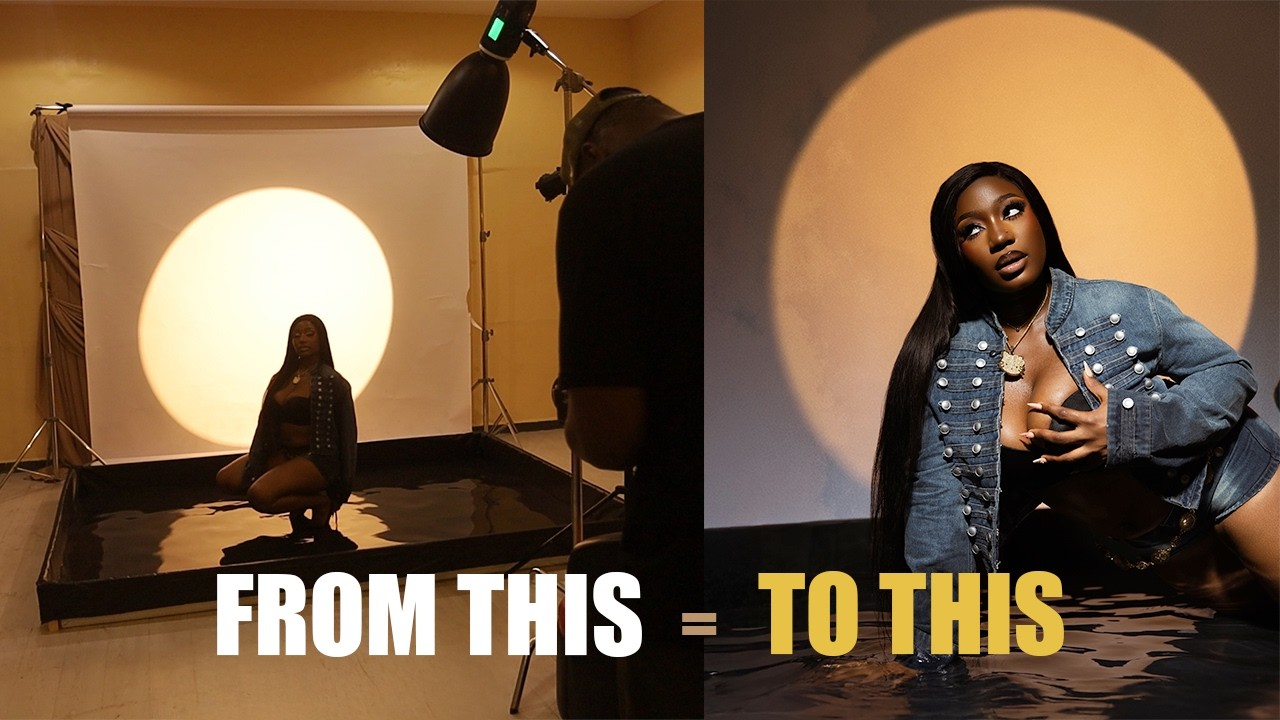 Creative Photoshoot BTS | Lighting Setup + Final Results - YouTube