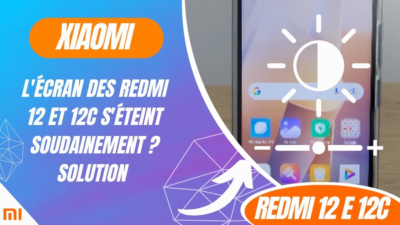 L'écran des Redmi 12 et 12C s'éteint soudainement ? Solution : étape ...