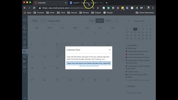 Import Canvas calendar to Google calendar