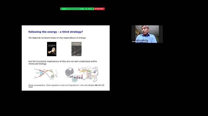 SIAM Conference on Life Sciences (LS20) Invited Plenary Talks: Jeremy Gunawardena