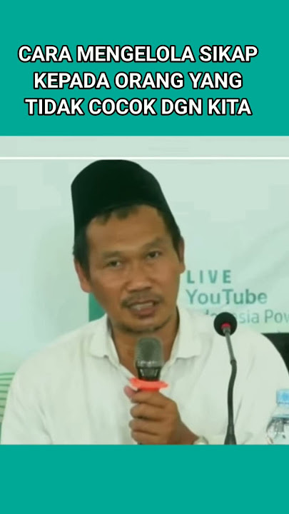 Gus Baha | Cara Bersikap kepada Orang yang Tidak Cocok dengan Kita